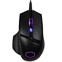Cooler Master MM830; Optical Gaming Sensor Right Handed Mouse D-Pad Built into Thumb Grip Customizable OLED Panel 4 Zone RGB