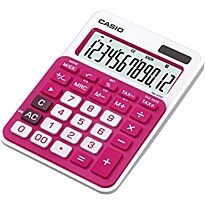 Casio MS20NC Desktop Calculator Red
