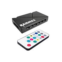 Raidmax MX-661 6-Port 3Pin ARGB Fan Controller with Motherboard Sync