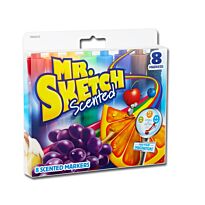 Mr SKETCH Scented Chisel Markers 12 Assorted Colours (Box-8)