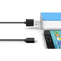 Orico Micro USB Braided Charging Data 1m Cable Black