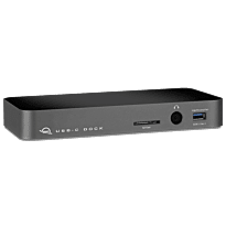 OWC 10 Port USB-C Dock with Mini Display to HDMI 4K Adapter Space Grey
