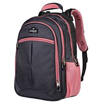 Playground Orthopaedic Backpack 27L Dark Grey and Pink
