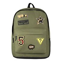 Playground Badges Boys Backpack Green