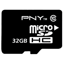 PNY 32GB MICRO SD Card with SD Adapter