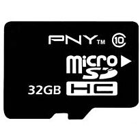 PNY 32GB MicroSD Card - Class 10 - With SD Adapter