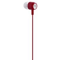 Pro Bass Catalyst series Blister Aux earphone With Mic Red