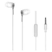 Pro Bass Swagger Series- Auxiliary earphone with Mic- White