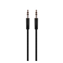 Pro Bass Chain Series Blister Flat Auxiliary Cable Black