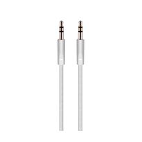 Pro Bass Chain Series Blister Flat Auxiliary Cable White