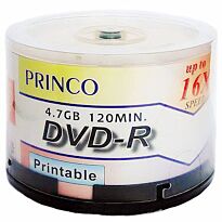 PRINCO DVD-R / 16x / 50 Cake / White 006158