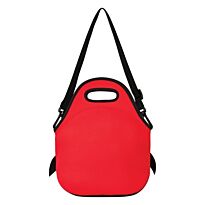 Quest Neoprene Lunch Bag Shark Blue and Red