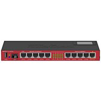 MikroTik 5 Gigabit 5 Fast Ethernet 1SFP L5 Desktop Router | RB2011UiAS-IN