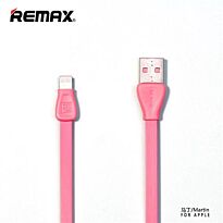 Remax Original Martin Design RC-028i 100CM USB Fast Sync Fast Charger Cable Peach