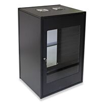 RCT Cabinet Wallmount PC 20U 600Wx450D Glass Door 50kg load