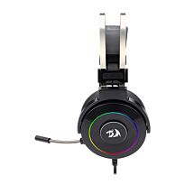 Redragon Lamia 2 USB|Virtual 7.1|3D Sound Effect|RGB Lighting|Stand Included Gaming Headset - Black