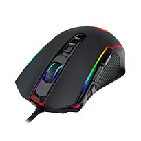 Redragon RANGER 12400PI 7 Button|180cm Cable|Ambi-Design|8 Weights|8 Backlit Modes Gaming Mouse - Black
