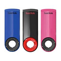 Sandisk Cruzer Dial 16GB Flash Drive Triple Pack - Blue, Pink, Black