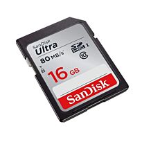 SanDisk Ultra Memory Card 16GB SDHC Class 10 UHS-I