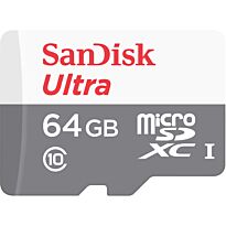 Sandisk - Ultra MicroSDXC 64GB UHS-I + SD Adapter