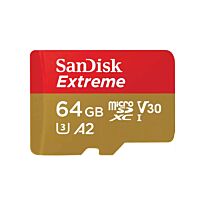 SanDisk Extreme� microSDXC� UHS-I CARD 64GB and SD Adapter