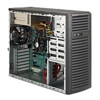 SuperMicro 732I-R500B Cost Effective Server Tower Chassis Mid-Tower No Motherboard