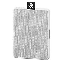 Seagate 500GB One Touch Mini Portable 2.5 inch Solid State Drive - White