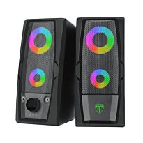 T-Dagger T-TGS550 2 x 3W|3.5mm|RGB Speakers - Black