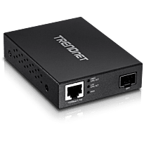 TRENDnet Gigabit PoE PD SFP Fiber Media Converter