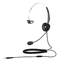 Calltel T400 Mono-Ear Noise-Cancelling Headset - Single 3.5mm Jack