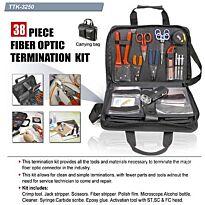 Goldtool 38 Piece Fiber Optic Termination Kit