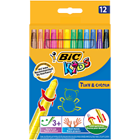BIC KIDS 12 TURN AND COLOUR