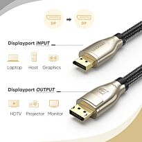 Ugreen 60843 DisplayPort 1.4 braided 32.4Gbps male / male cable - 2m