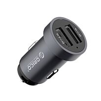 Orico Dual Port Mini USB Car Charger - Grey