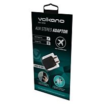 Volkano Aero Series Aux Stereo Adapter - Black