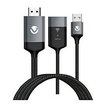 Volkano Pitch series Wired and Wireless Casting cable for Android and iOS