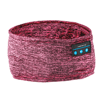 Volkano Lucid Series Bluetooth Headband Headphones - Red