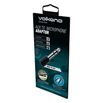 Volkano Karaoke Series 3.5 mm Female to 6.35 mm Male Adapter