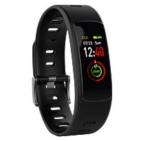 Volkano Breath Series IP67 Colour Fitness Band With Heart Rate Monitor, 2 Extra Straps