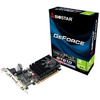 Biostar NVidia GeForce GT610 (VN6103THG6) 1024MB DDR3 64-bit PCI Express 2.0 x16 Memory Clock 1000MHz Engine Clock 810/600MHz DVI D-Sub HDMI-Video Card