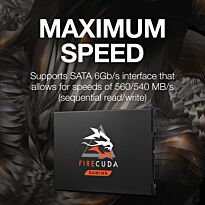 Seagate FireCuda 120 - 1TB 2.5 inch SSD Solid State Drive